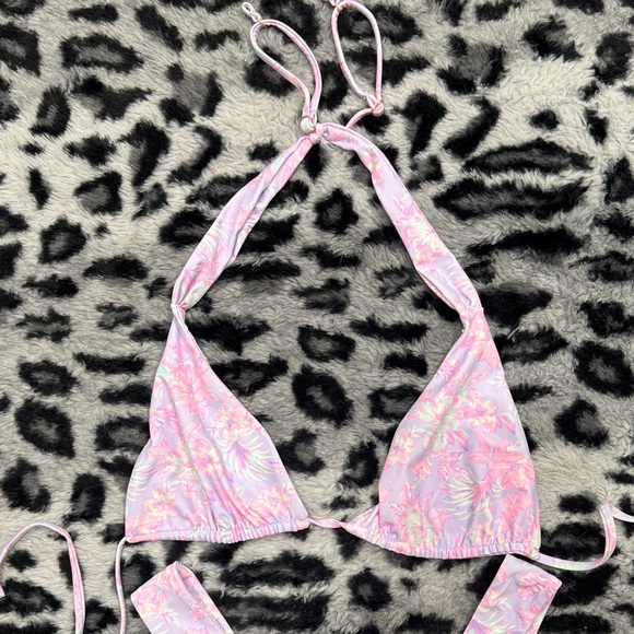Kulani Kinis Pink Floral Bikini Set - Picture 3 of 4